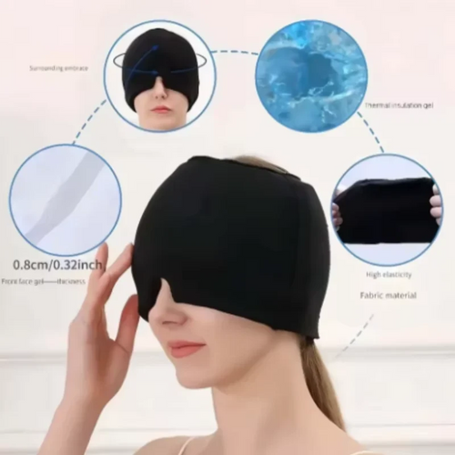 Gel Ice Headache Relief Hat