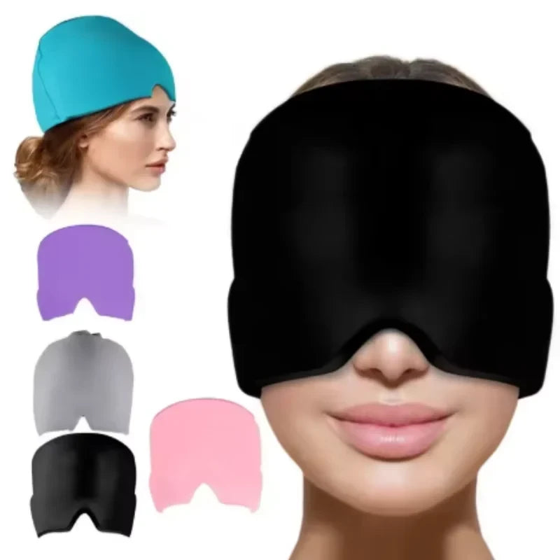 Gel Ice Headache Relief Hat